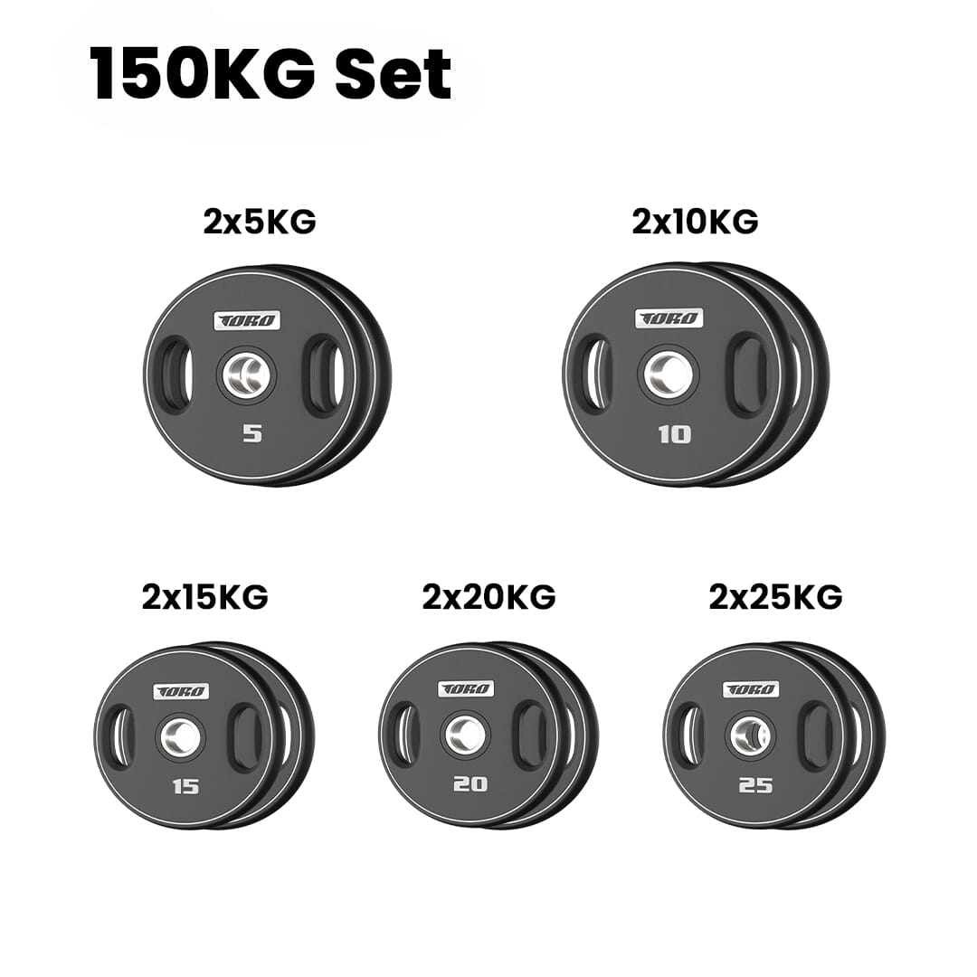 Toro Urethane Weight Plate 65 Kg Combo Set