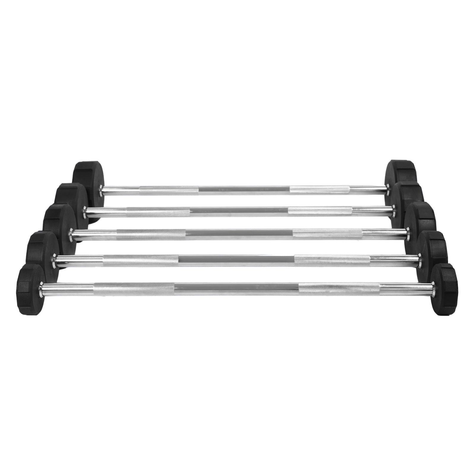 1441 Fitness Fixed Straight PU Barbell Set - 10 Kg to 30 Kg - Bundle Offer