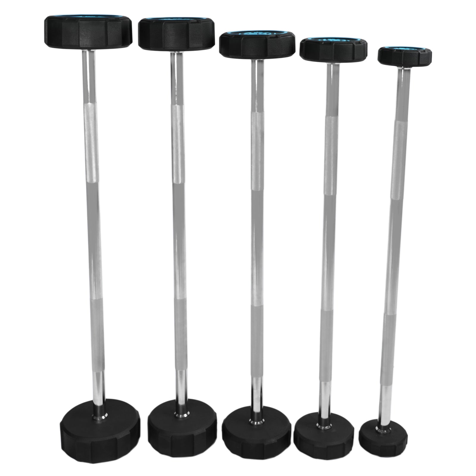 1441 Fitness Fixed Straight PU Barbell Set - 10 Kg to 30 Kg - Bundle Offer