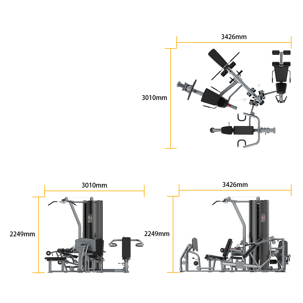 Insight Fitness 3 Station Multi with LP BS004LP