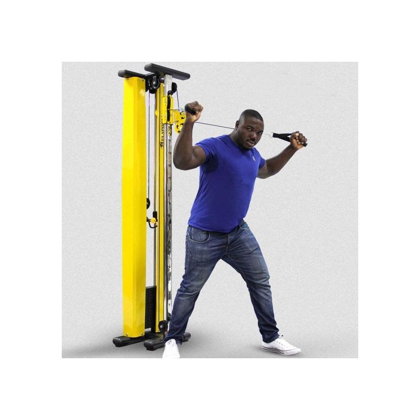 Foldable Wall-Mount Half Rack – Space-Saving Home Gym Squat Stand