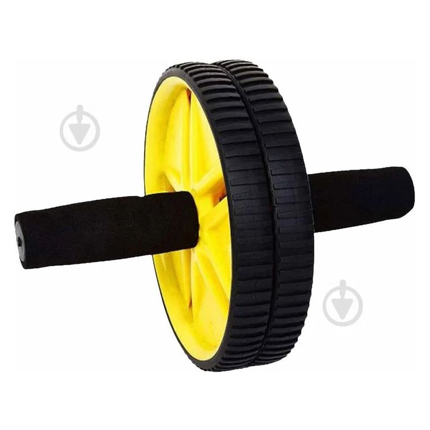 Ab Wheel Roller with Double Wheels – Core Strengthening Rollout Tool