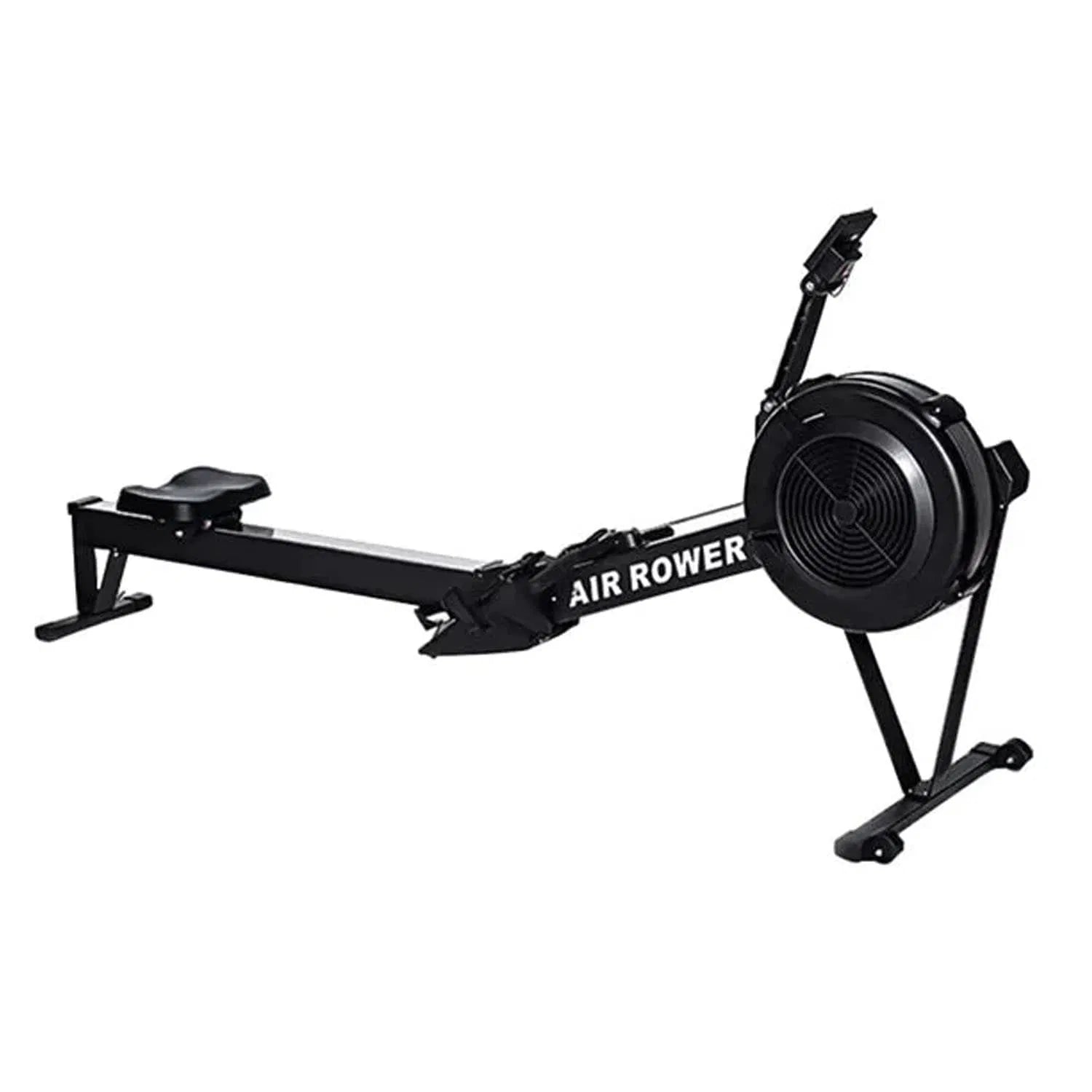 Black air rower on a white background
