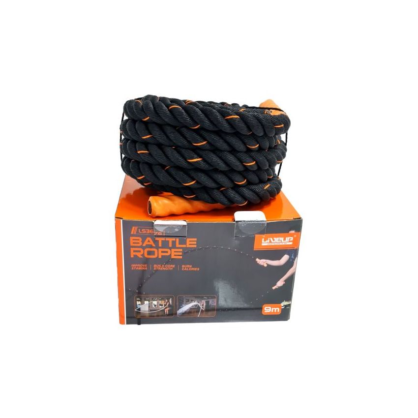 LivePro Battle Rope 9 Meter 38mm Diameter LP8170 – Functional Training Battle Rope