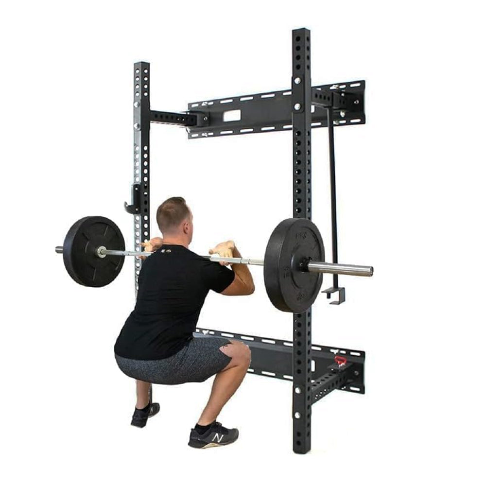 1441 Fitness Foldable Wall Mounted Squat Rack