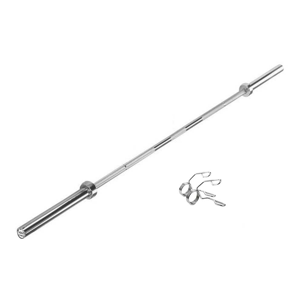 1441 Fitness 5 Ft Olympic Bar with Collars - 10 Kg