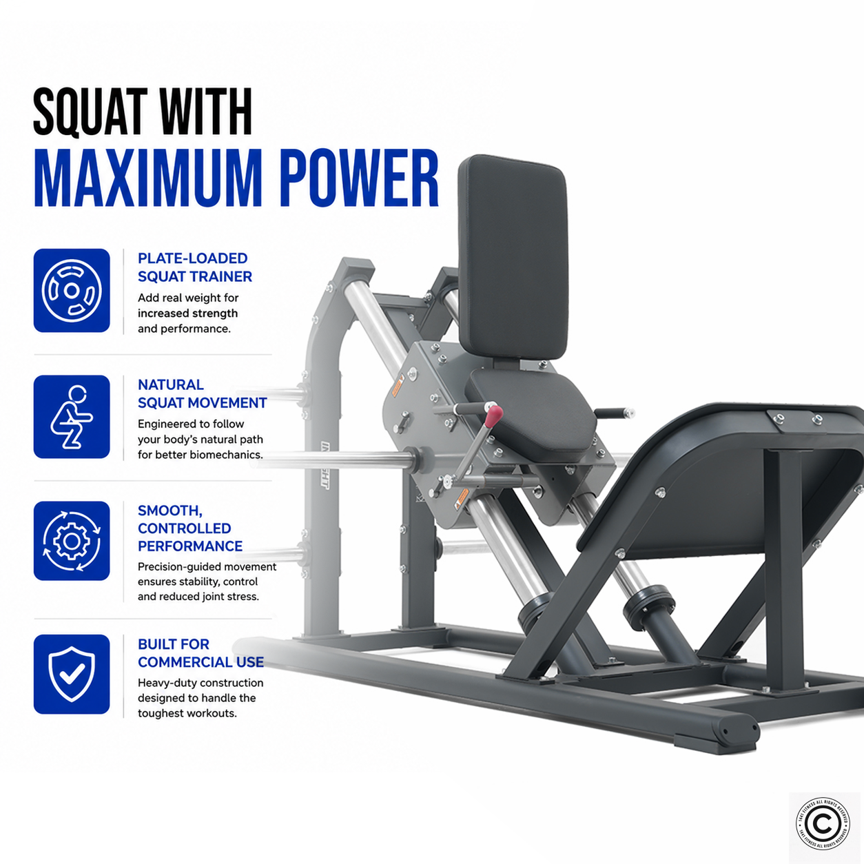 Insight Fitness Hack Squat  - SH009