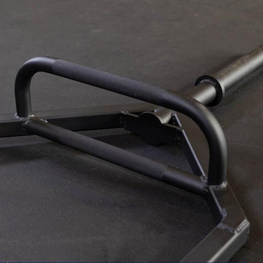 1441 Fitness 7 ft Olympic Hex Trap Bar with Collars - Matt Black