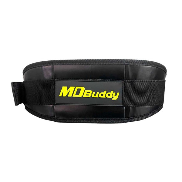 MDbuddy Training Belt MD16104 Black – Professional Nylon Gym Weightlifting Belt