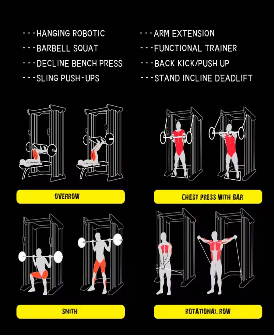 1441 Fitness Multi Fuction Smith Machine - 41FC91