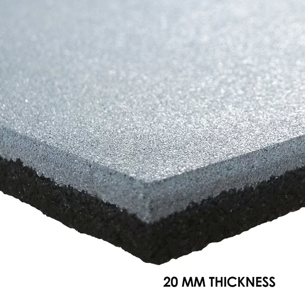Raz1store Heavy-Duty Gym Tile 100 x 100 (cm) - 20 mm Grey