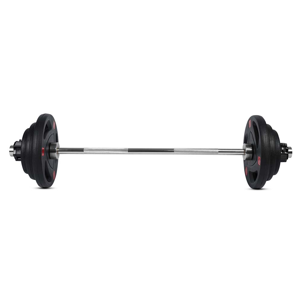 1441 Fitness Tri Grip Plates with 4 Ft Olympic Bar - 42 Kg Set