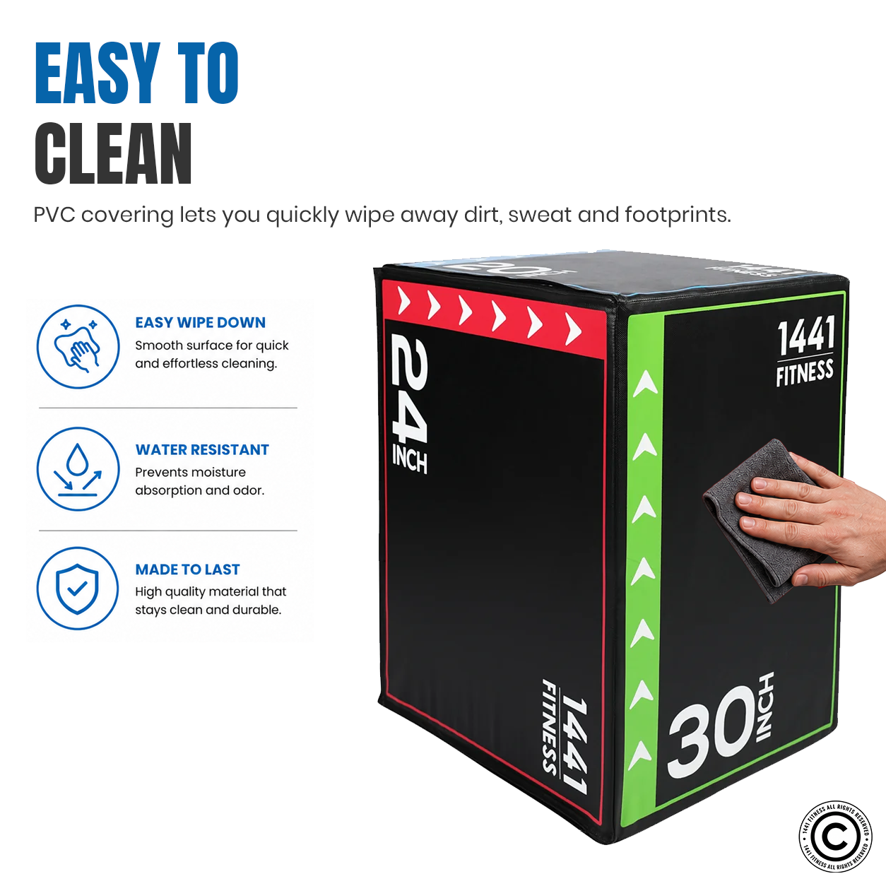 1441 Fitness 3 in 1 Soft Plyo Box