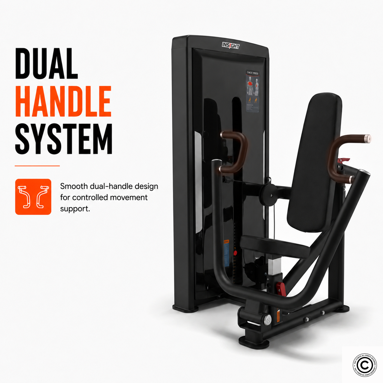 Insight Fitness Vertical Chest Press - SA001