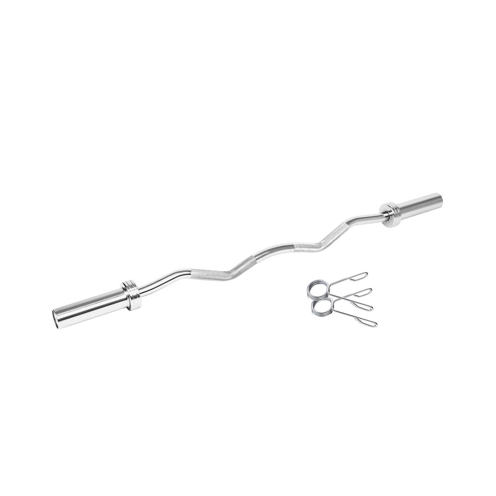 1441 Fitness 4 Ft Olympic Curl Bar with Collars - 7 kg