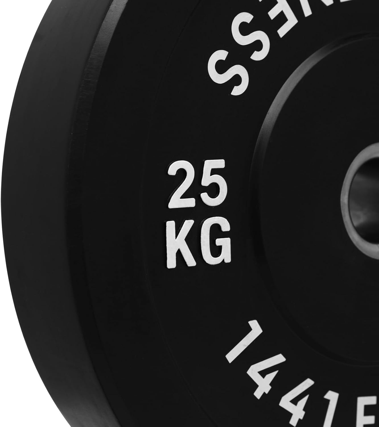 1441 Fitness Black Rubber Bumper Plates (5 KG - 25 KG)