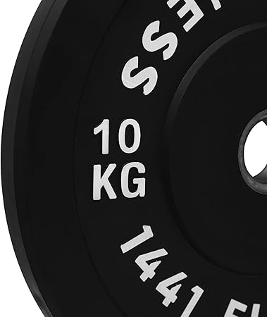1441 Fitness Black Rubber Bumper Plates (5 KG - 25 KG)