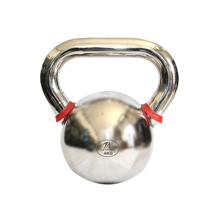 TA Sport Chrome Kettlebell 16KG Silver – Advanced Strength & Conditioning Kettlebell