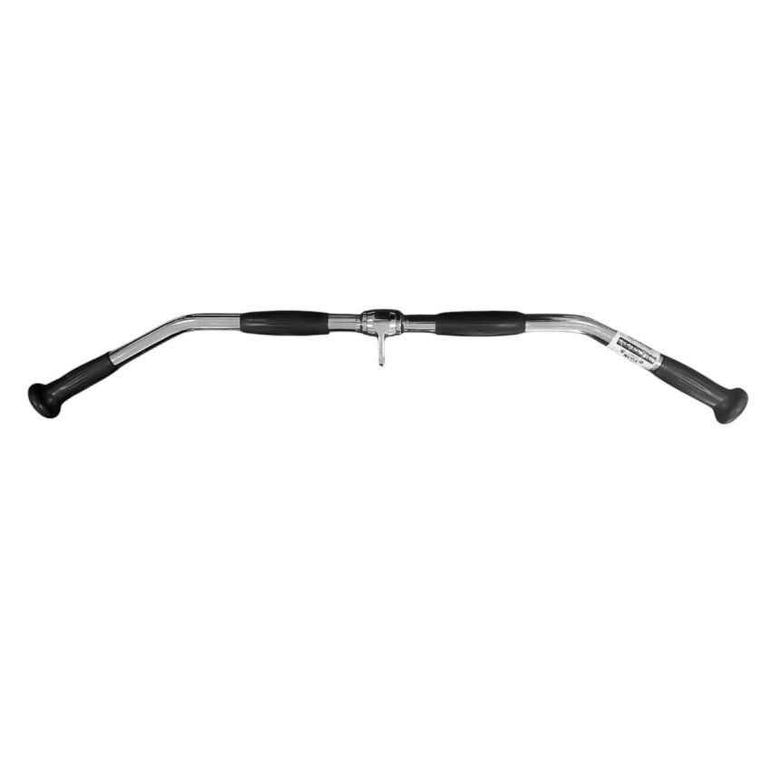 York 36 Inch Lat Bar with PU Ergo Grips – Revolving Lat Pulldown Cable Attachment