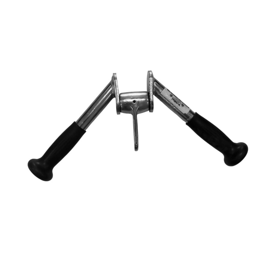 York Triceps Full Extension Bar with PU Ergo Grips – Cable Pushdown Attachment