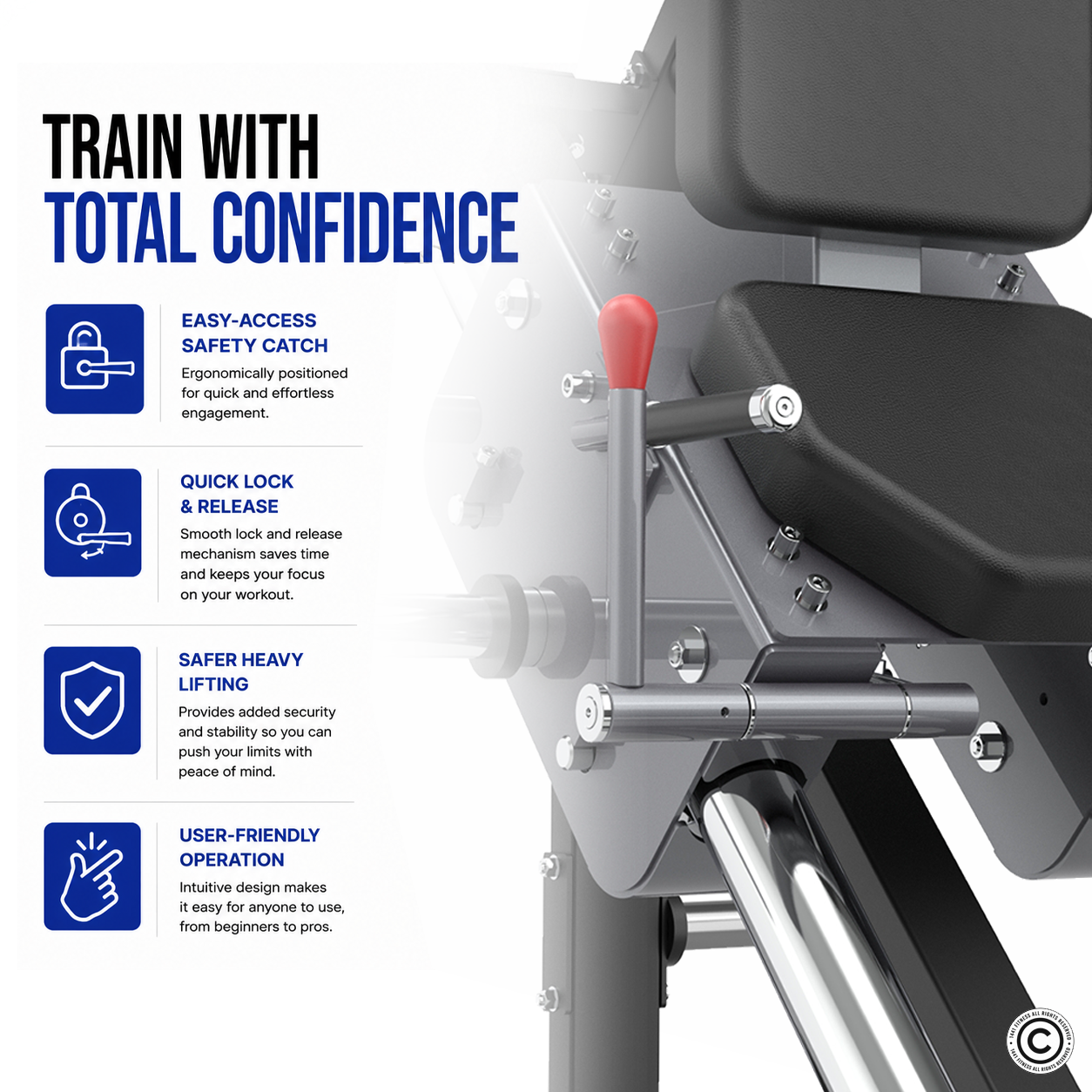 Insight Fitness Hack Squat  - SH009