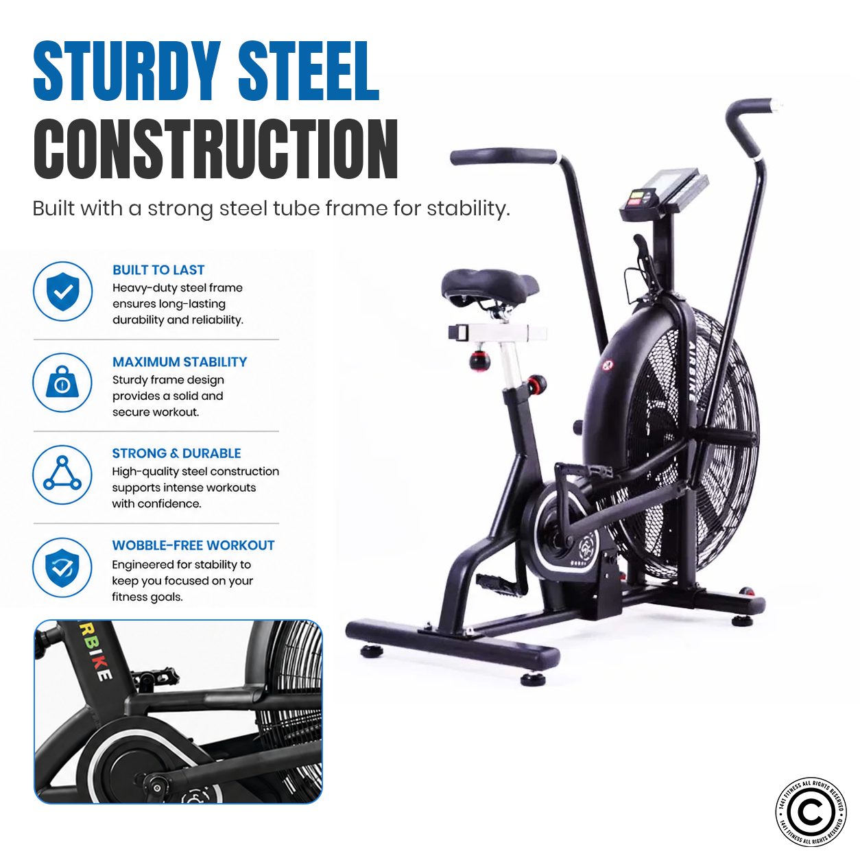 1441 Fitness Classic Air Bike - 41FLA815