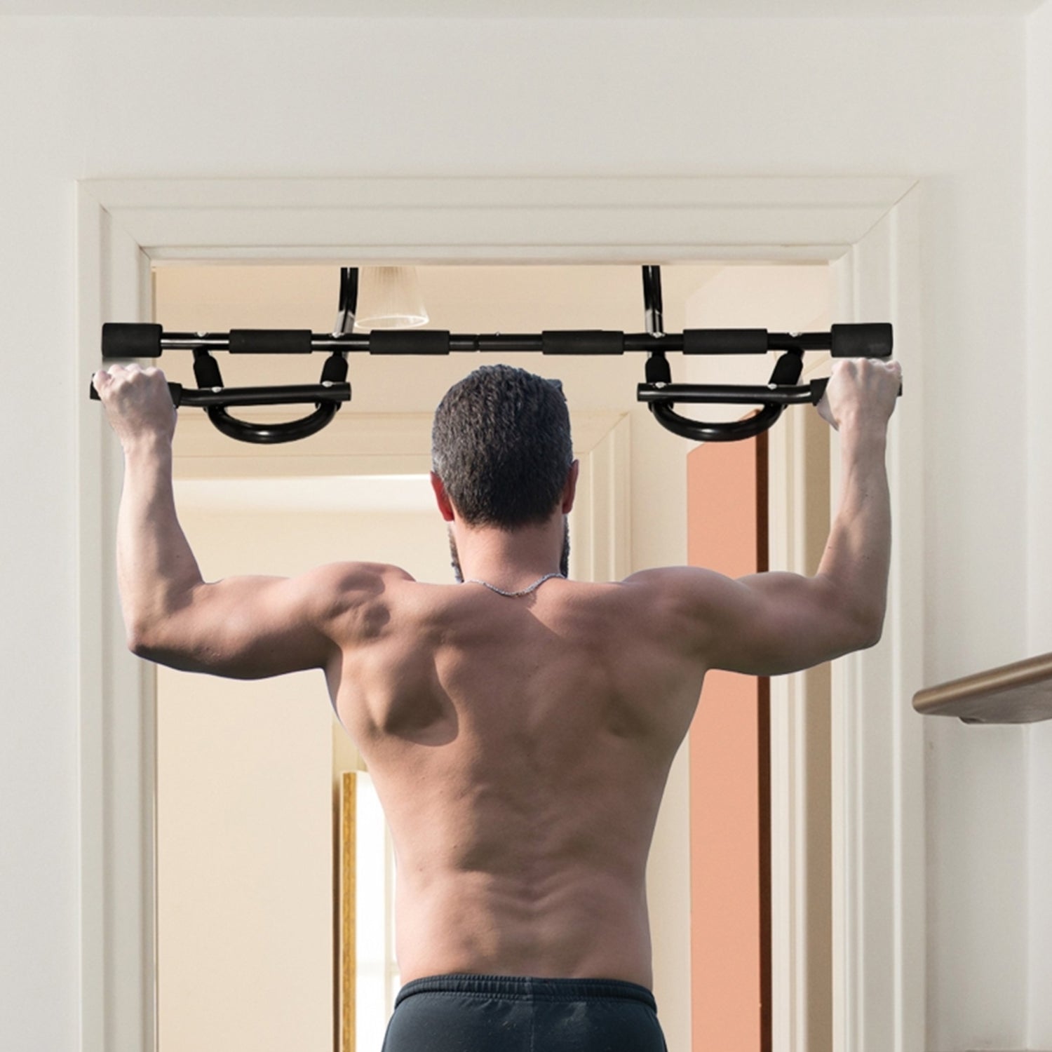 1441 Fitness Multi Grip Door Mount Pull Up Bar