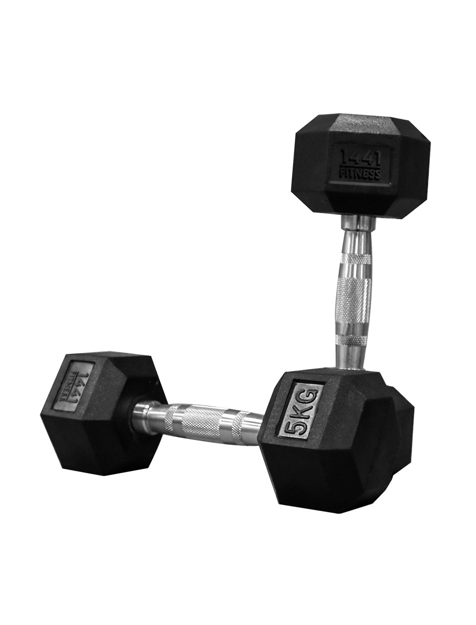 1441 Fitness Hex Dumbbells Set - 2.5 Kg to 10 Kg - Bundle Offer