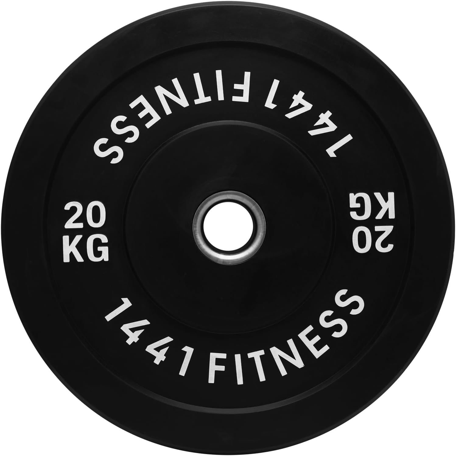 1441 Fitness Black Rubber Bumper Plates (5 KG - 25 KG)