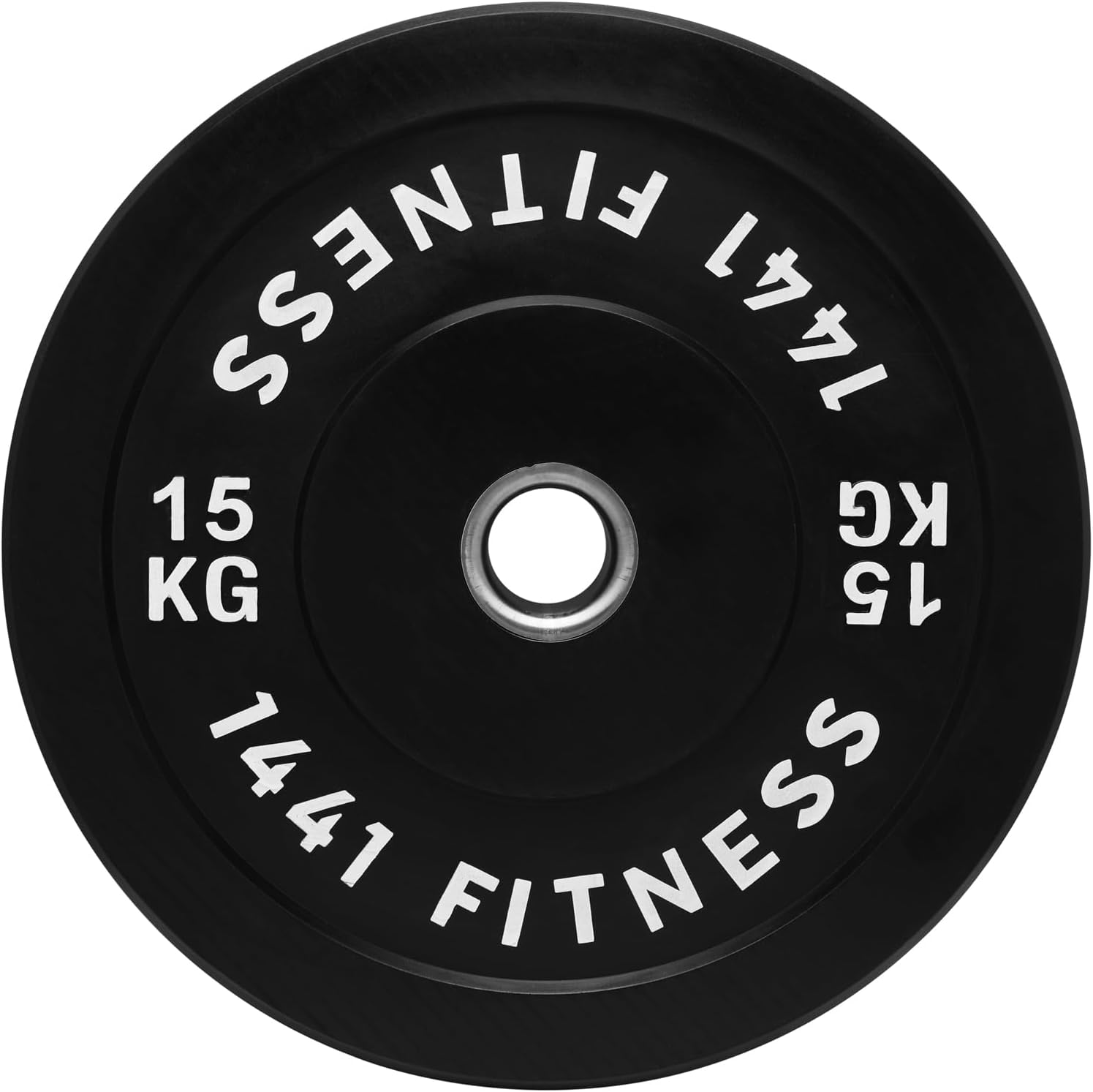 1441 Fitness Black Rubber Bumper Plates (5 KG - 25 KG)