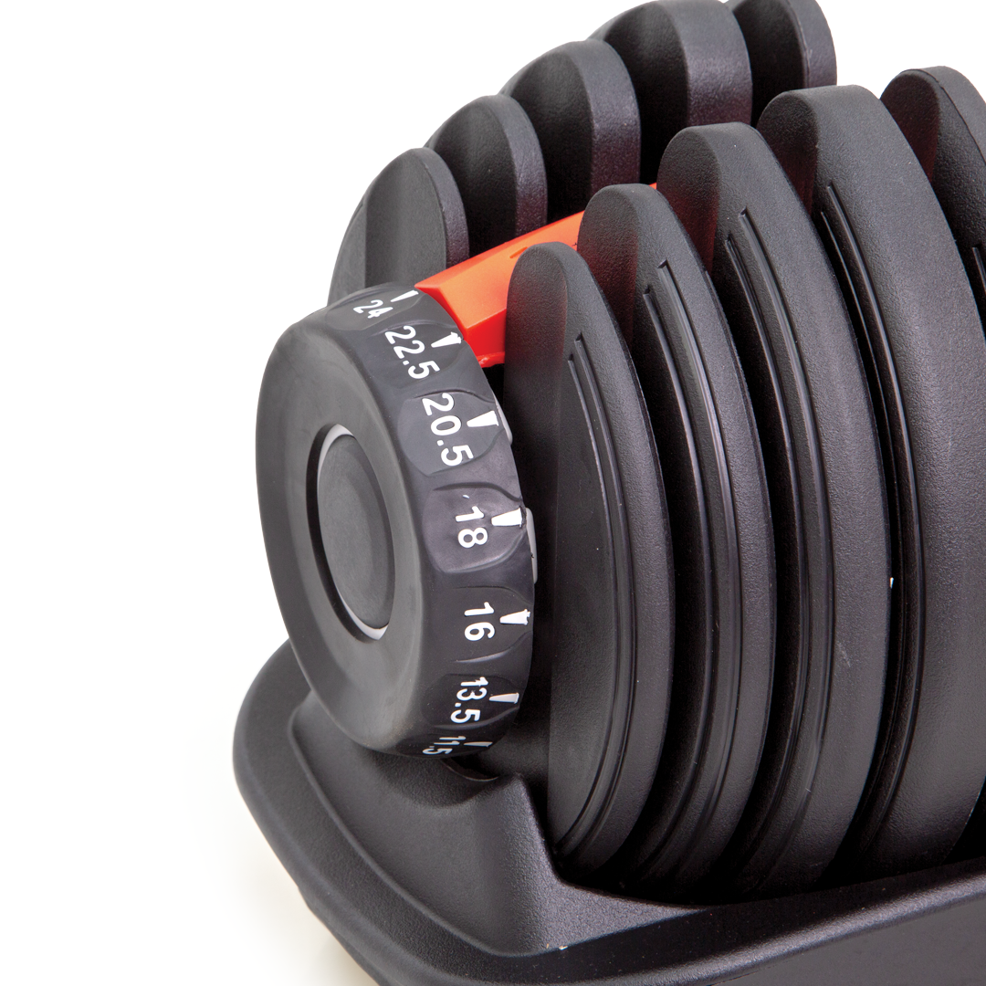 Adjustable Weight Dumbbells - 2.5 Kg - 24 Kg - (Sold as Pair)