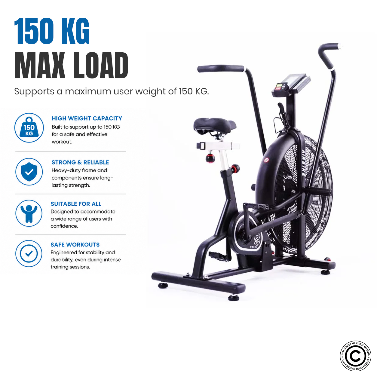 1441 Fitness Classic Air Bike - 41FLA815