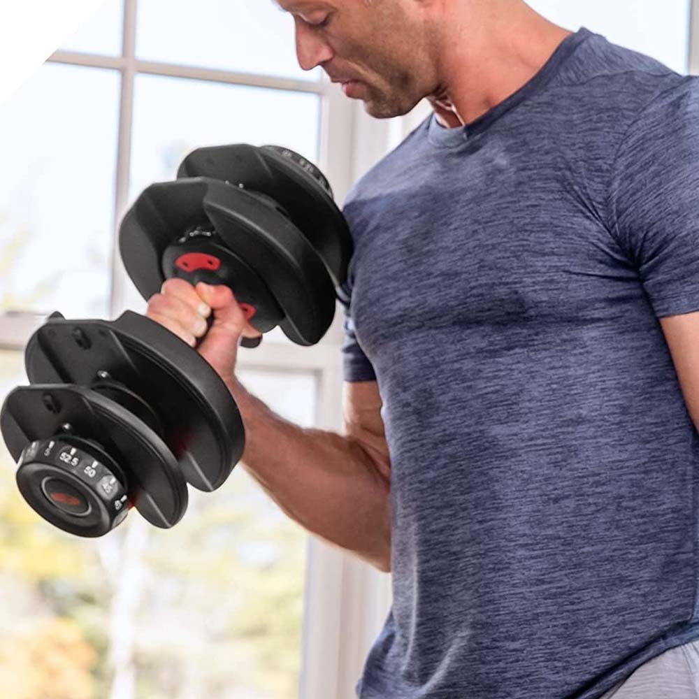 Adjustable Weight Dumbbells - 2.5 Kg - 24 Kg - (Sold as Pair)