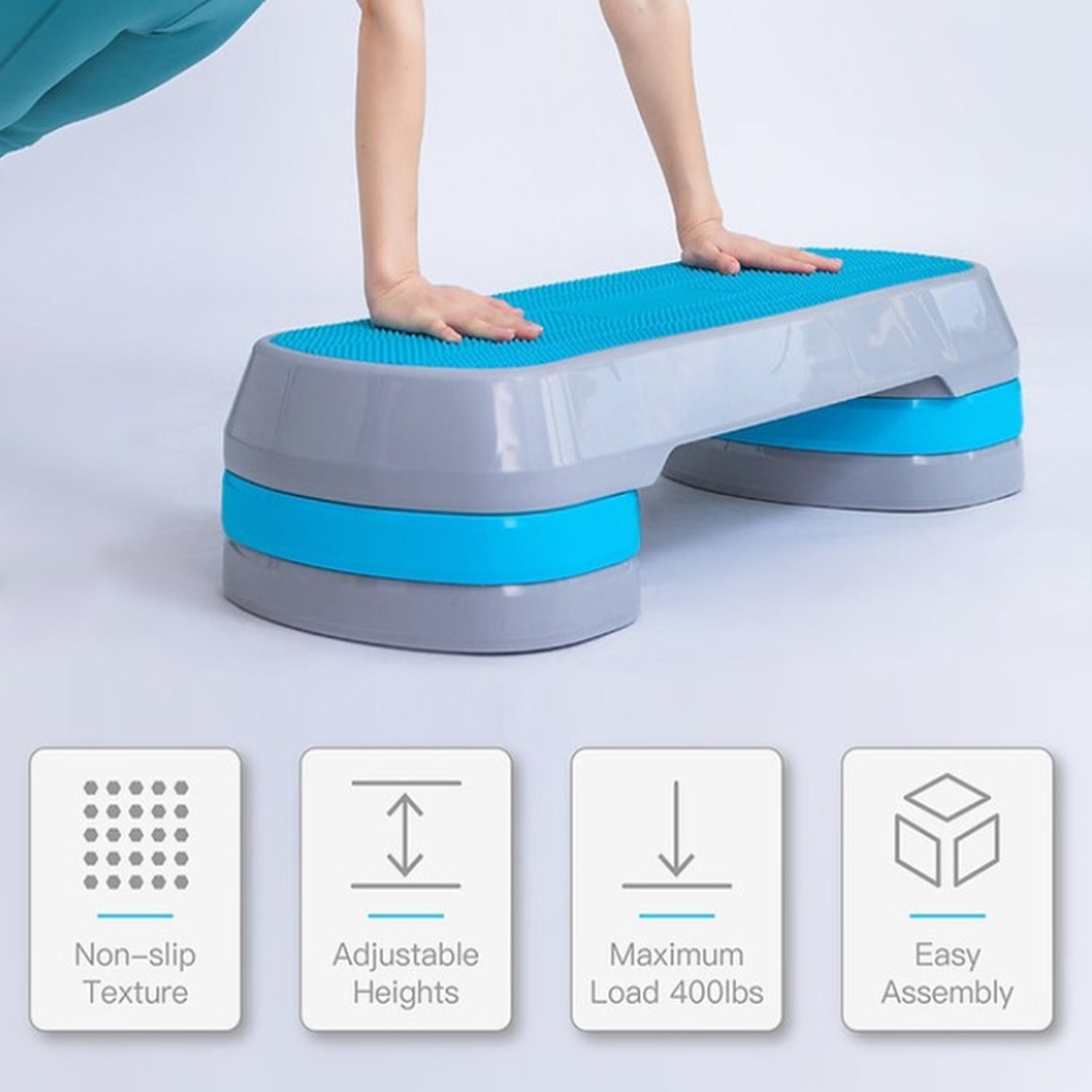 1441 Fitness Adjustable Aerobic Step (2)