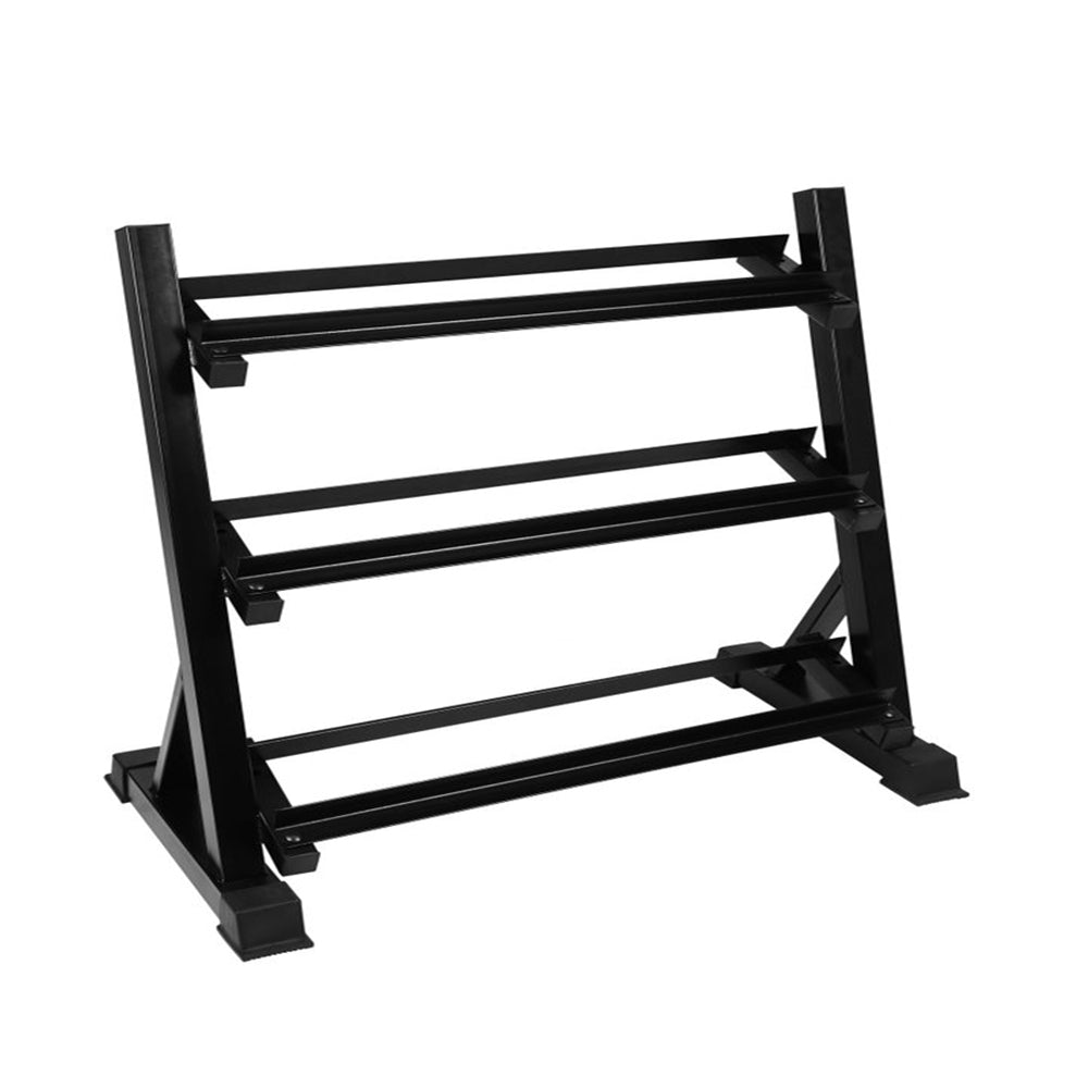 1441 Fitness Hex Dumbbells Set - 2.5 Kg to 25 Kg with 3 Tier Rack - Bundle Offer