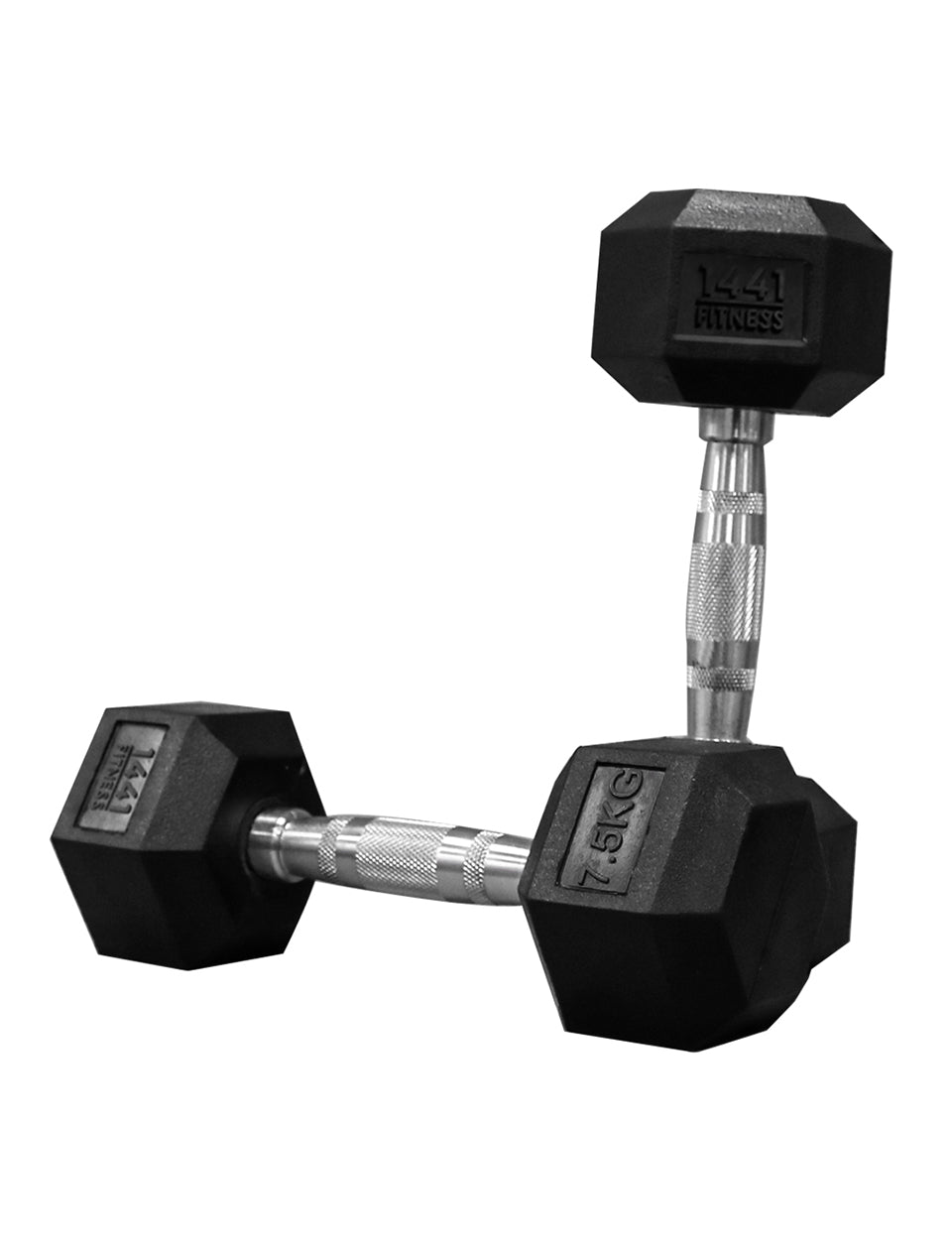 1441 Fitness Hex Dumbbells Set - 2.5 Kg to 10 Kg - Bundle Offer