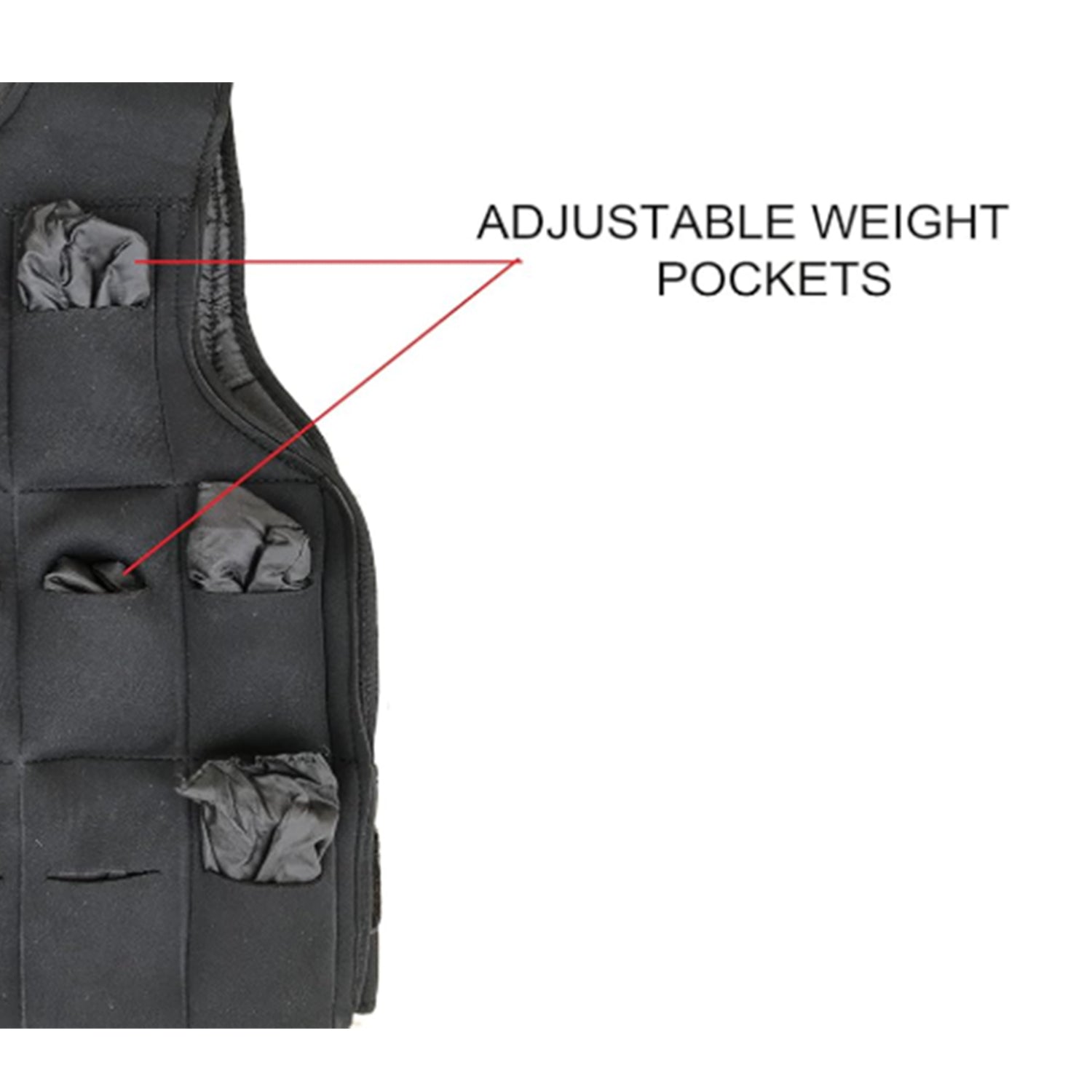 Weight Vest for Aggressive Training 3 Kg to 20 Kg