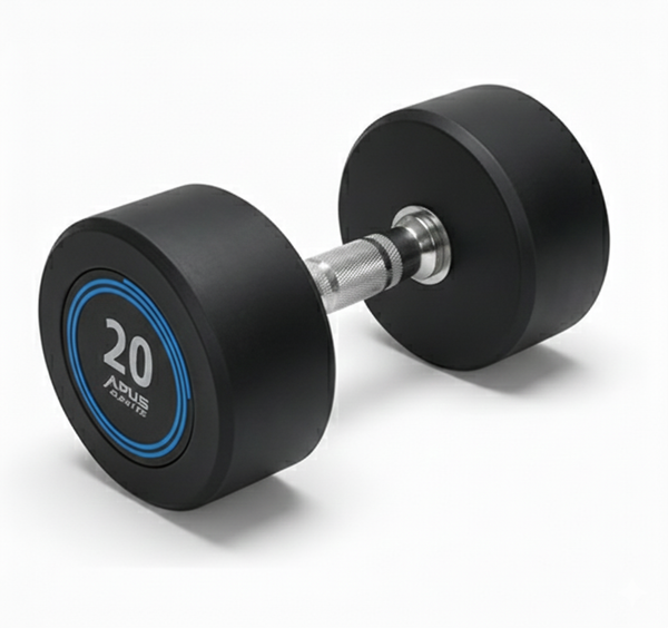 Apus Commercial Rubber Round Dumbbells 20kg