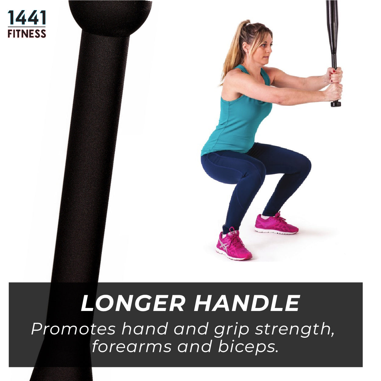 1441 Fitness Clubbell for Strength Training - 2 kg to 15 KG