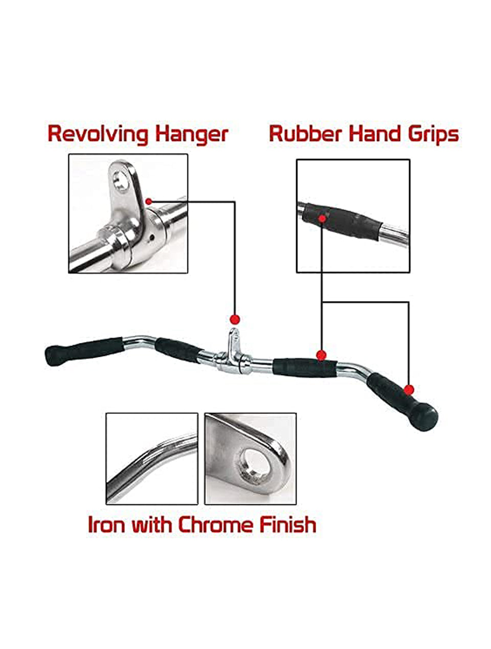 1441 Fitness Lat Attachment W curl Pull down