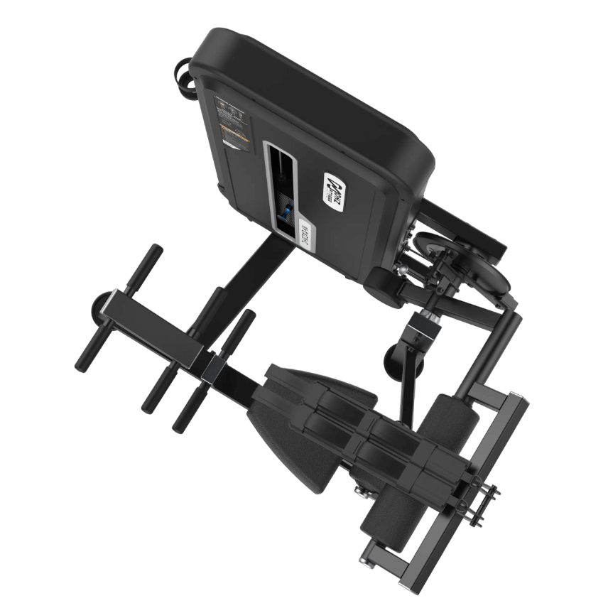 DHZ Fitness Abdominal and Back Extension - U3088 machine with padded shoulder straps and adjustable settings.