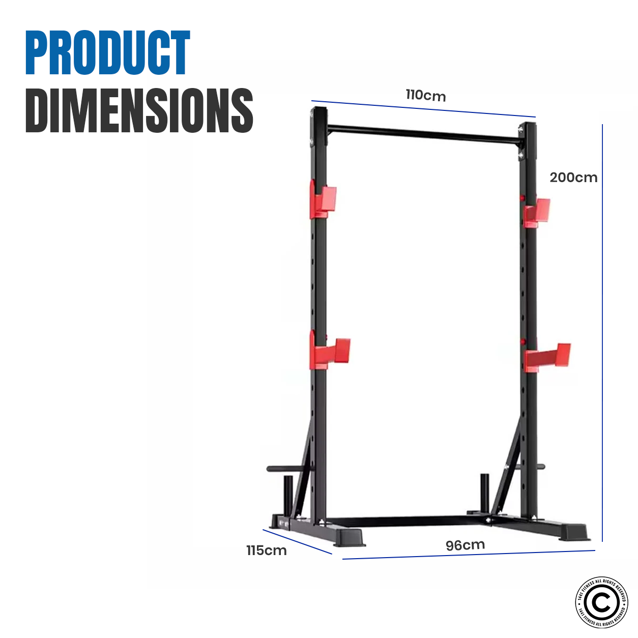 1441 Fitness Squat Rack - MDL65