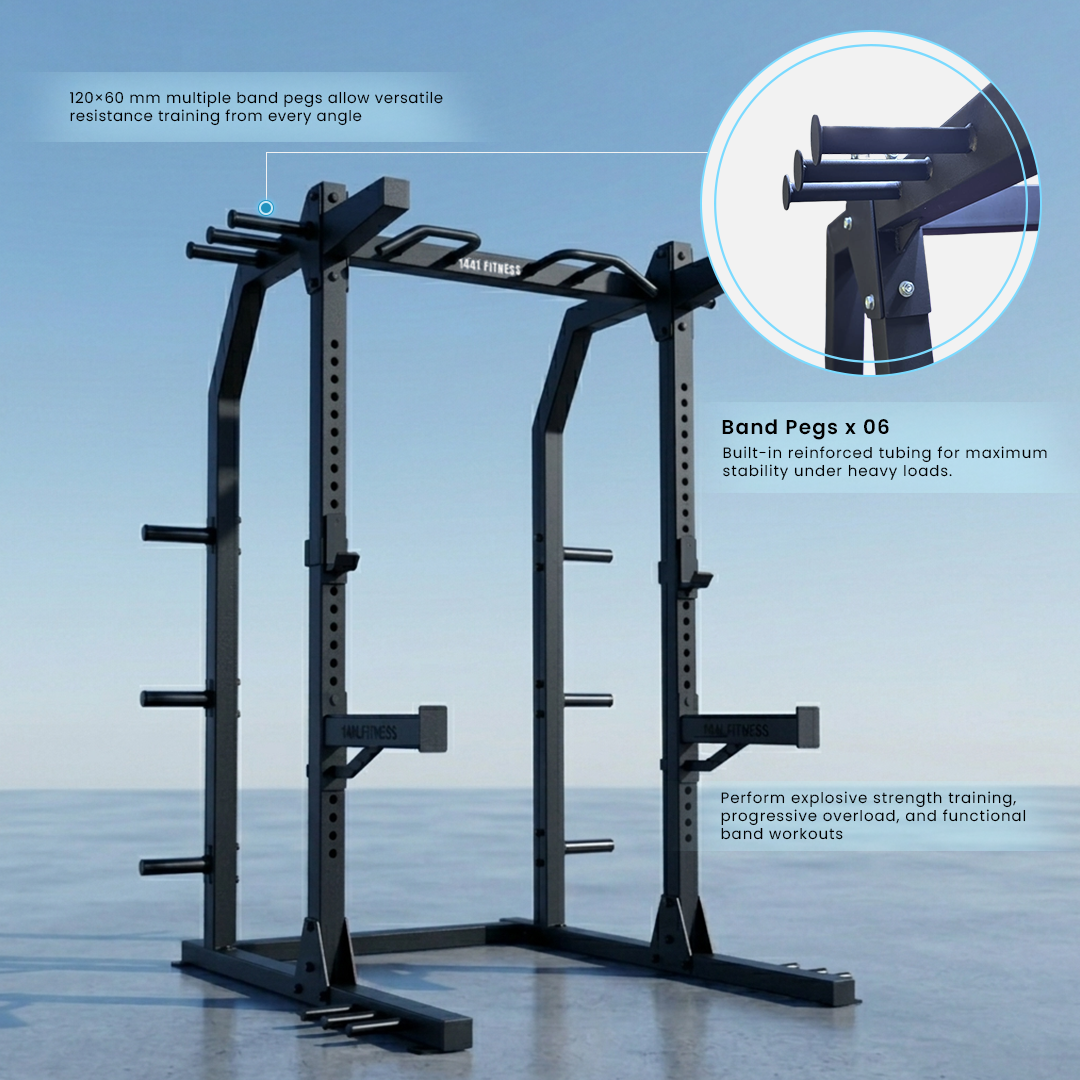 1441 Fitness Commercial Squat Rack - J612
