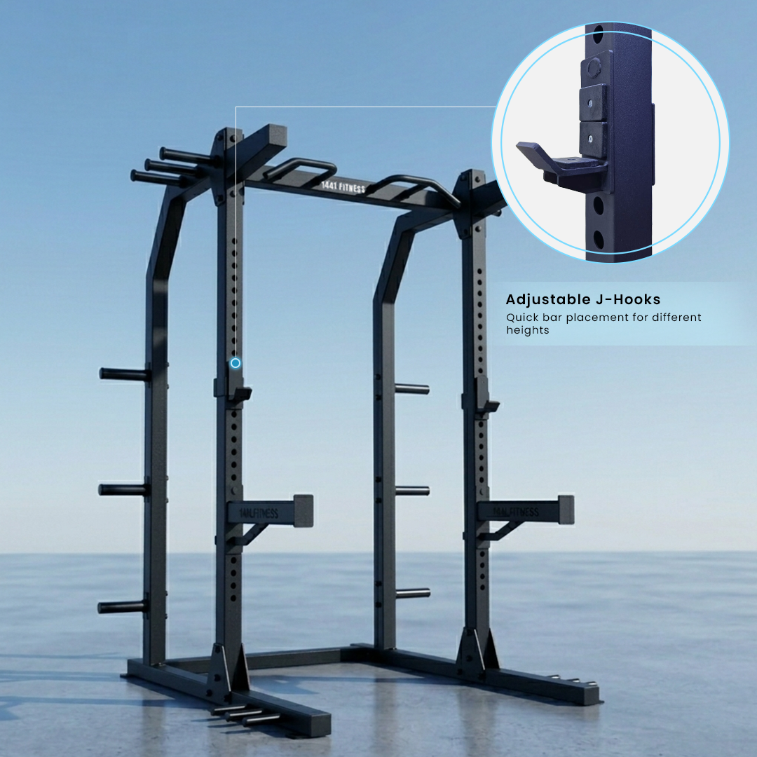 1441 Fitness Commercial Squat Rack - J612