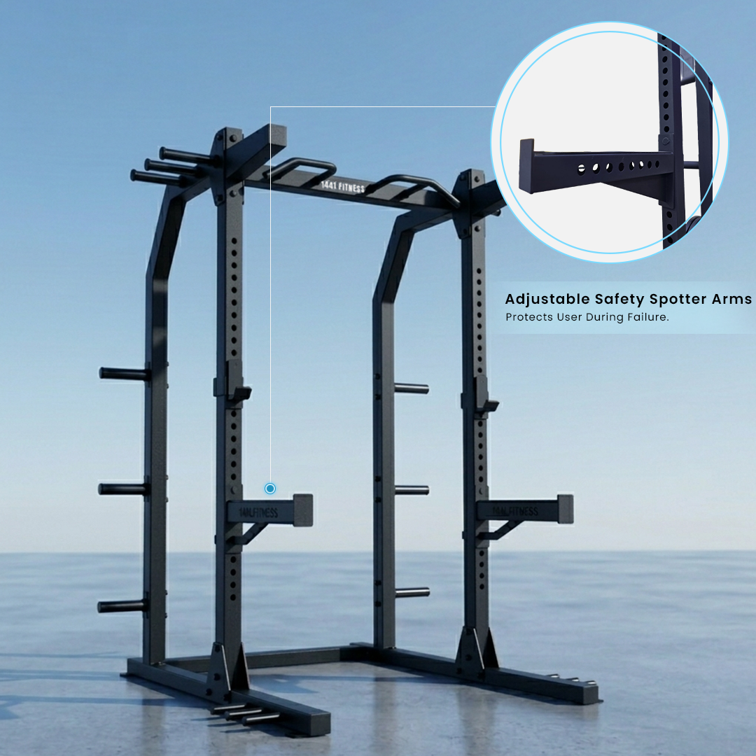 1441 Fitness Commercial Squat Rack - J612