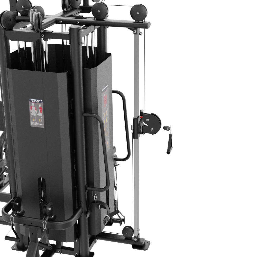 Insight Fitness 4 Station Multi Gym - SA023 on a transparent background