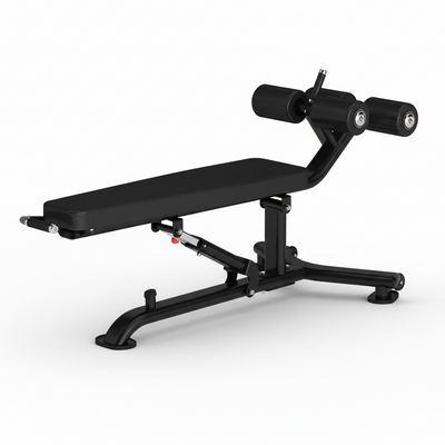 Insight Fitness Decline Adjustable Bench - DR025 with adjustable backrest on a white background