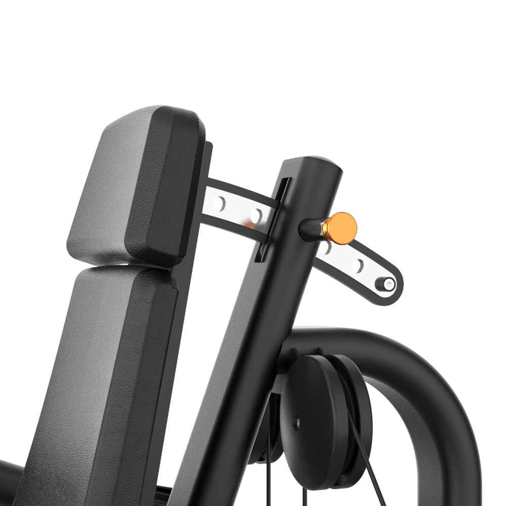 Insight Fitness Iso-Lateral Seated Biceps Curl - BE031 digital display on a white background