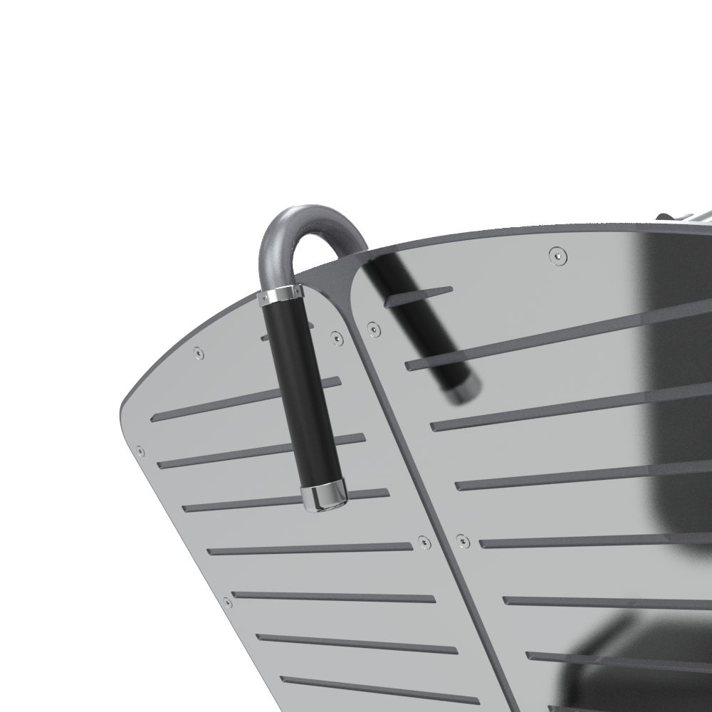 Insight Fitness Linear Leg Press - SH019 with nylon wheels, stainless steel rails, and an ergonomic backrest.