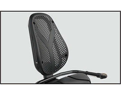 Insight Fitness Recumbent Bike - RR5 with a tablet stand on a transparent background